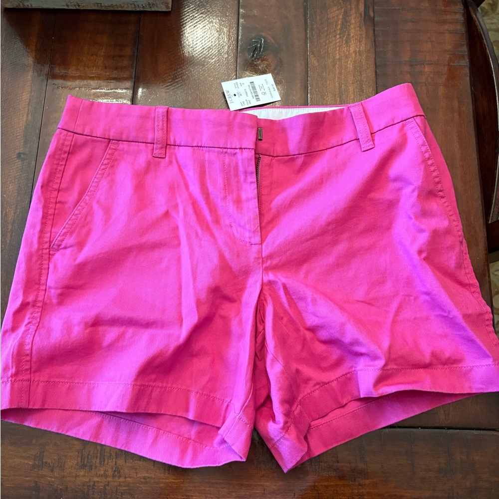 J. Crew Pink Bermuda Shorts Lightweight Summer Essential